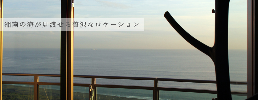湘南を一望できます
