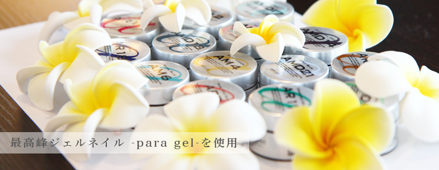 para gel -パラジェル-を使用